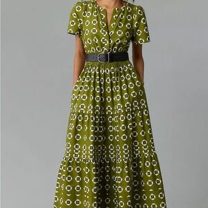 Anthropologie Somerset Moss Dress